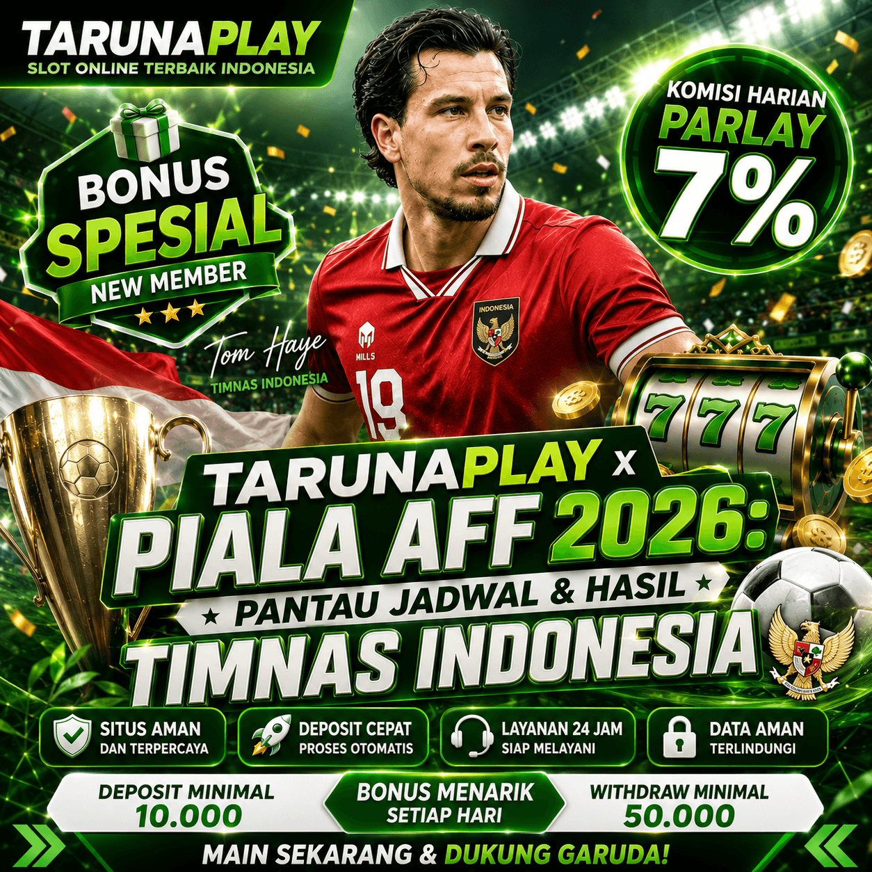 TARUNAPLAY x Piala AFF 2026: Pantau Jadwal & Hasil Timnas Indonesia